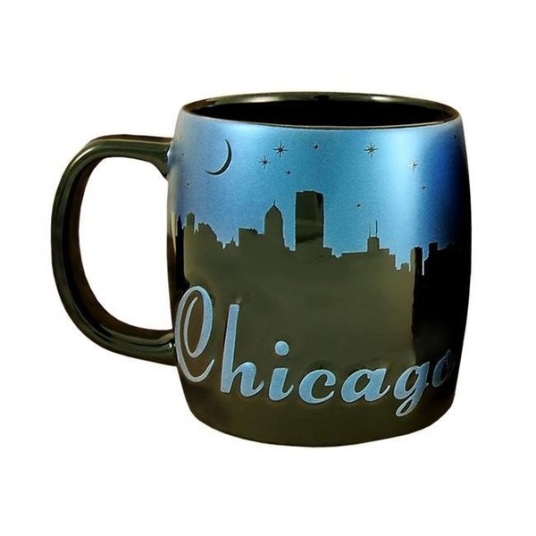 Americaware Americaware SMCHI06 Chicago 22 oz Night Sky Silhouette Mug SMCHI06